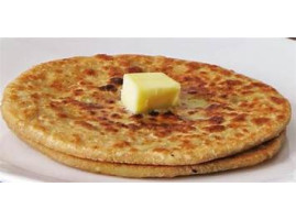 Aaloo Prantha Hand made on Tawa (Hot Plate)
